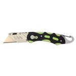 Draper Tools Folding Trimming Knife with Belt Clip (Green/Orange) 24424