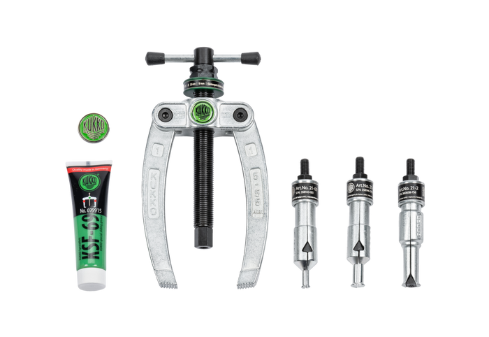 Kukko 25-K Ball Bearing Extraction Set with Counter Stay Ø 6-20mm, 4 Pce