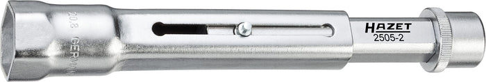 Hazet 3/8in Spark Plug Wrench 2505-2 Outside Hexagon Profile 20.8mm (13/16in)
