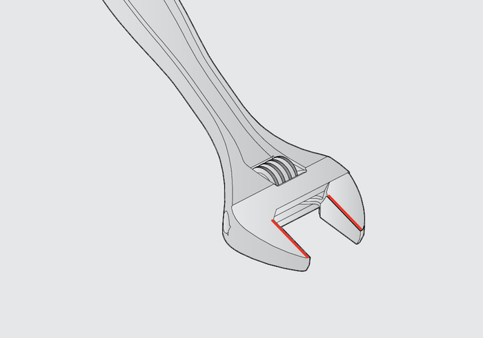 Unior 250/1 Adjustable Wrench 250mm