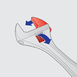 Unior 250/1 Adjustable Wrench 200mm
