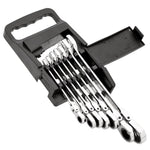 Draper Tools Hi-Torq® Metric Flexible Head Ratcheting Combination Spanner Set, 7 Pce