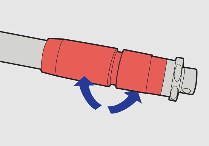 Unior 264 Click Type Torque Wrench 1/4in x 2-24Nm