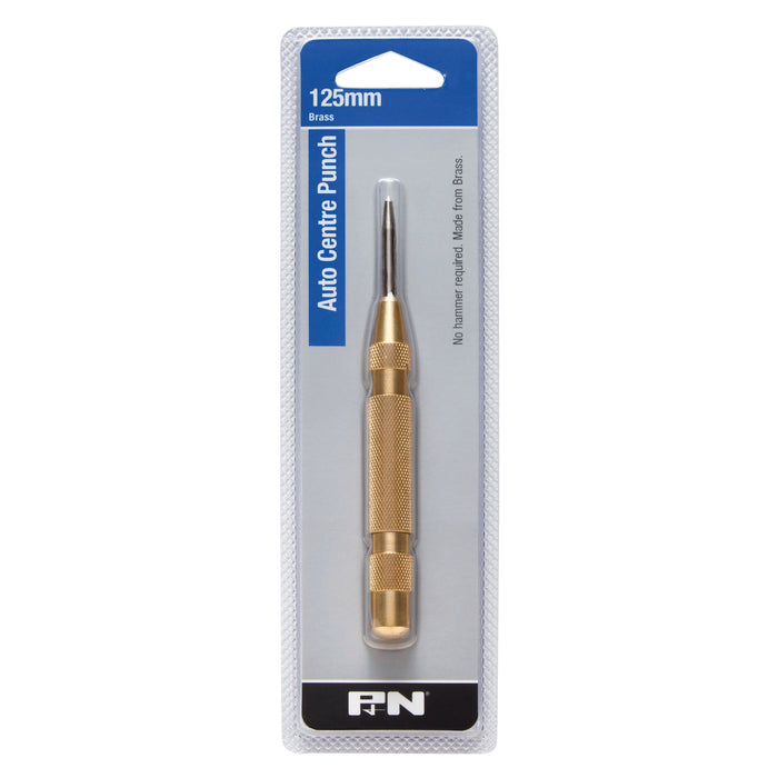 P&N Centre Punch Auto Brass 125mm 267AP1125