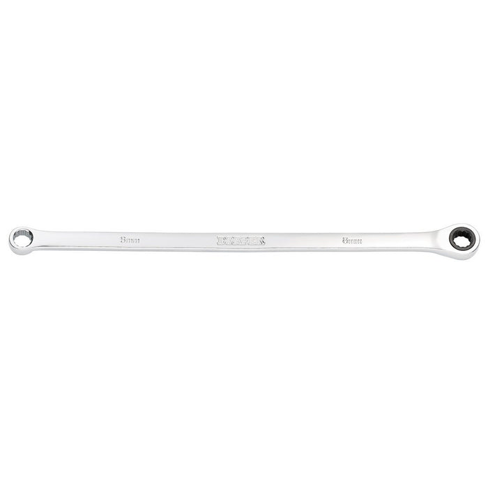 Draper HI-TORQ® Metric Extra-Long Double Ring Ratchet Spanner, 8mm