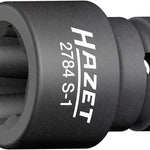Hazet 1/2in Impact Socket Set With Groove Profile 39mm 2784S-1 
