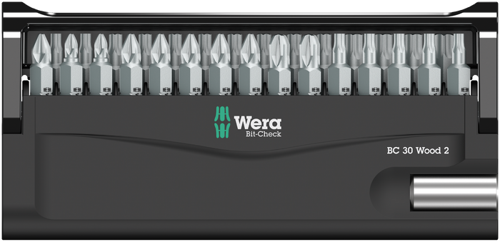 Wera Bit-Check 30 Wood 2 SB 30 Pce Set