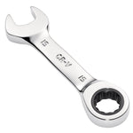 Draper Hi-Torq Metric Stubby Ratchet Combination Spanner 15mm