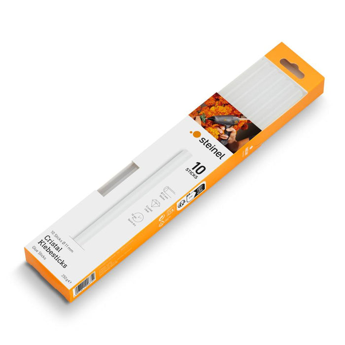 Steinel Glue Sticks 11mm Crystal 10 Sticks 6754