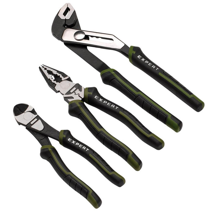 Draper Expert High Leverage Pliers Set with Water Pump Pliers (3 Piece)