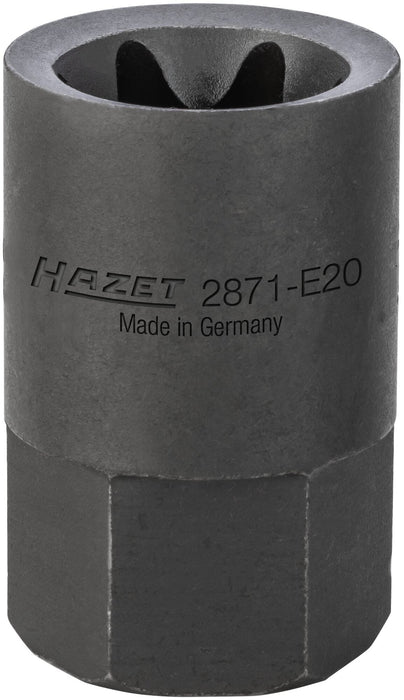 Hazet Brake Calliper Torx Socket 2871-E20 Outside Hexagon 22mm Outside Torx Profile E20