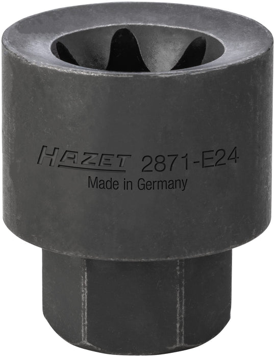 Hazet Brake Calliper Torx Socket 2871-E24 Outside Hexagon 22mm Outside Torx Profile E24