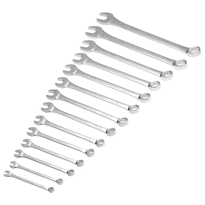Draper Tools Imperial Combination Spanner Set (14 Piece)