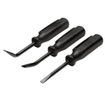 Draper Mini Pry Bar Set 125mm Black 3 Piece