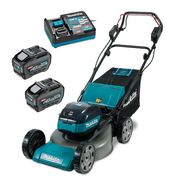Makita 40V Max Brushless Self Propelled 480mm Lawn Mower Kit LM001GT203