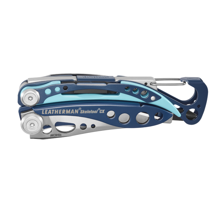 Leatherman 7 Tool Skeletool CX Lightweight Multi-Tool with Knife Blade Nightshade