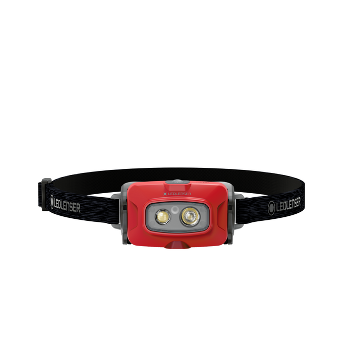 Ledlenser HF4R Core 500lm Rechargeable IP68 Flood & Spot Beam 72gm Headlamp Red