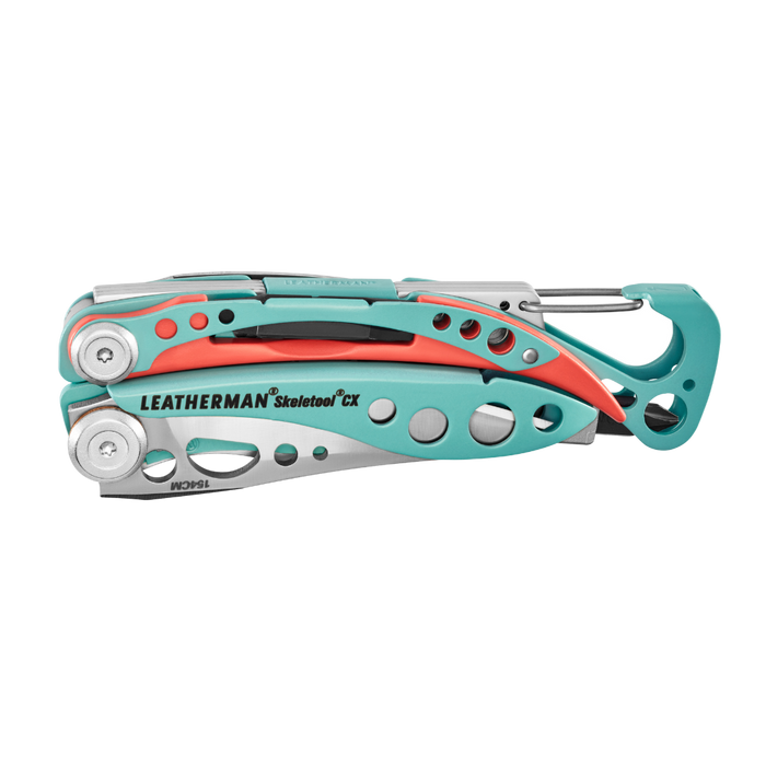 Leatherman 7 Tool Skeletool CX Lightweight Multi-Tool with Knife Blade Verdant