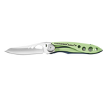 Leatherman Skeletool KB Folding Pocket Knife with Clip 420HC S/S Blade Verdant Box