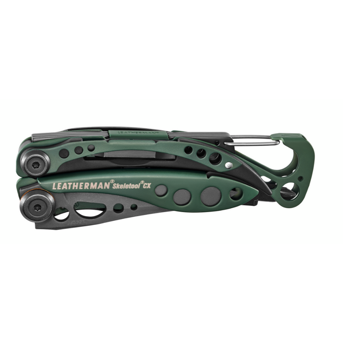 Leatherman 7 Tool Skeletool CX Lightweight Multi-Tool with Knife Blade OD Green