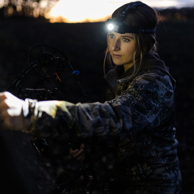 Ledlenser MH8 600lm Rechargeable Multi-Colour LED Outdoor Headlamp Black