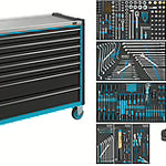 Hazet 179NXXL-7/342 Tool Trolley Assistent 7 Drawer with Tool Assortment 342 Piece