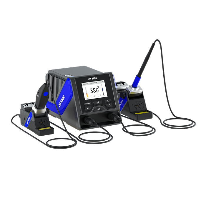 Atten GT-6302A High Power Soldering Station with GT-Y151 Iron and GT-N080 Tweezers