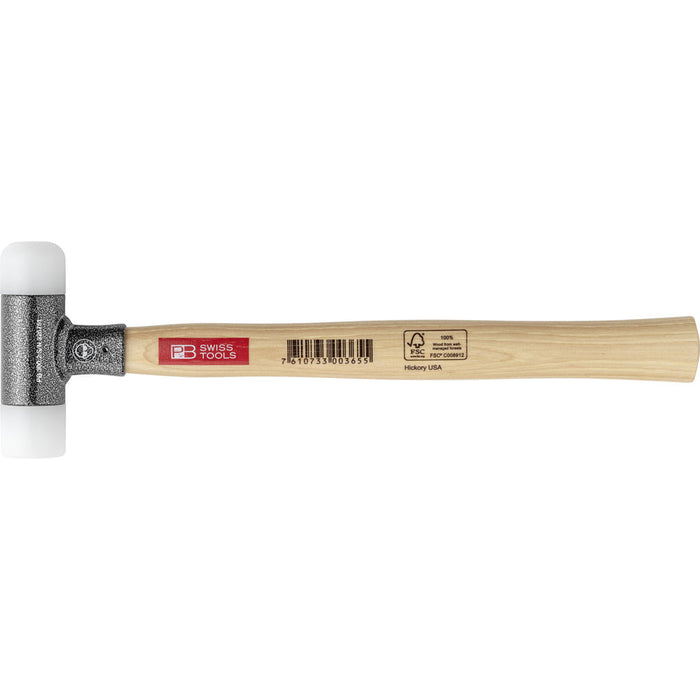 PB Swiss Dead-Blow Mallet with Hickory Handle & Plastic Head 274g