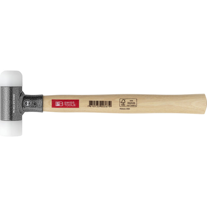 PB Swiss Dead-Blow Plastic Head Mallet with Hickory Handle 466g