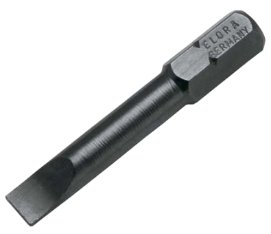 Elora Screwdriver Bit 1/4in plain slot 3000-IS 1.0x5.5