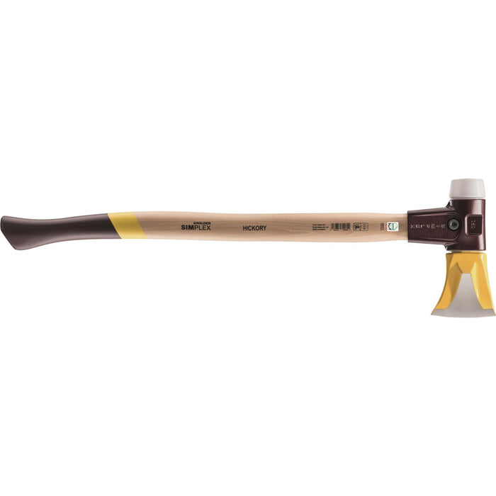 Halder SIMPLEX Splitting Axe Superplastic with Hickory Handle & Cast Iron Housing (100mm blade) 2840g