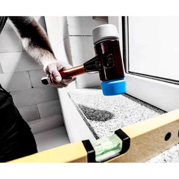 Halder SIMPLEX Soft-Face Mallet Cast Steel Housing Wood Handle TPE-Mid/TPE-Soft 2760g