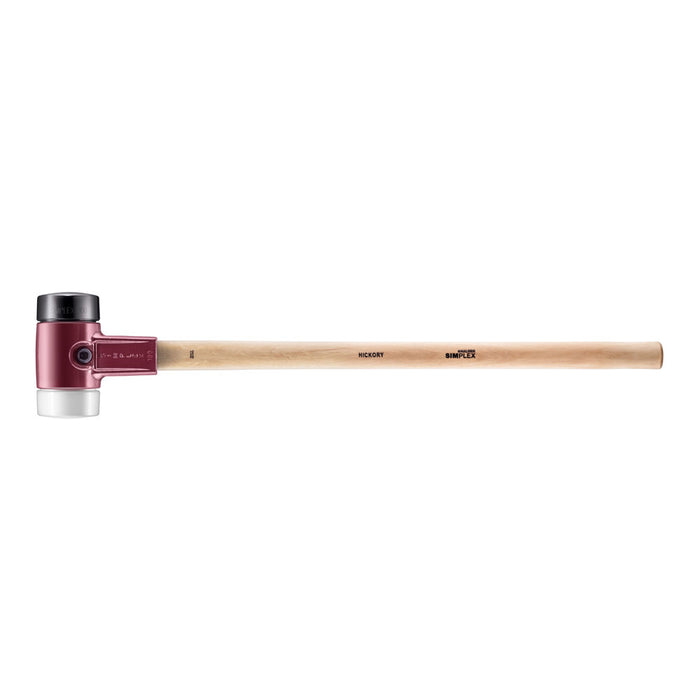 Halder SIMPLEX Sledge Hammer Cast Iron Housing Hickory Handle Rubber/Superplastic 5350g