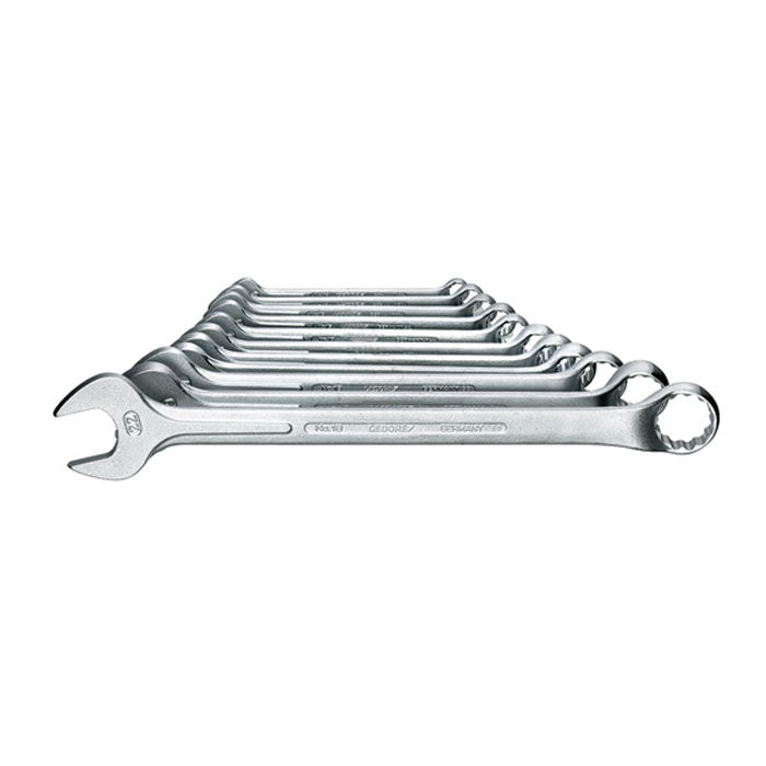 Gedore SB 1 B-08 Combination Spanner Set 8 Pce 10-19mm