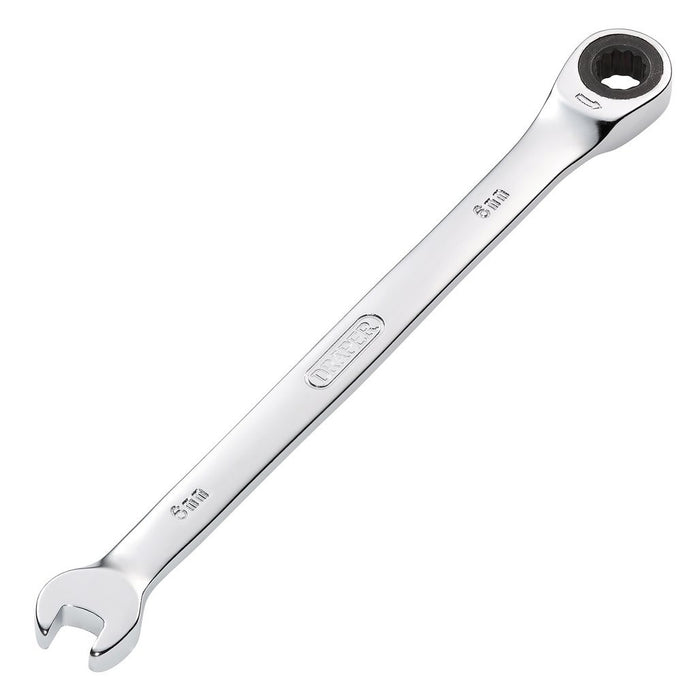 Draper Tools 6mm Metric Ratcheting Combination Spanner 31003