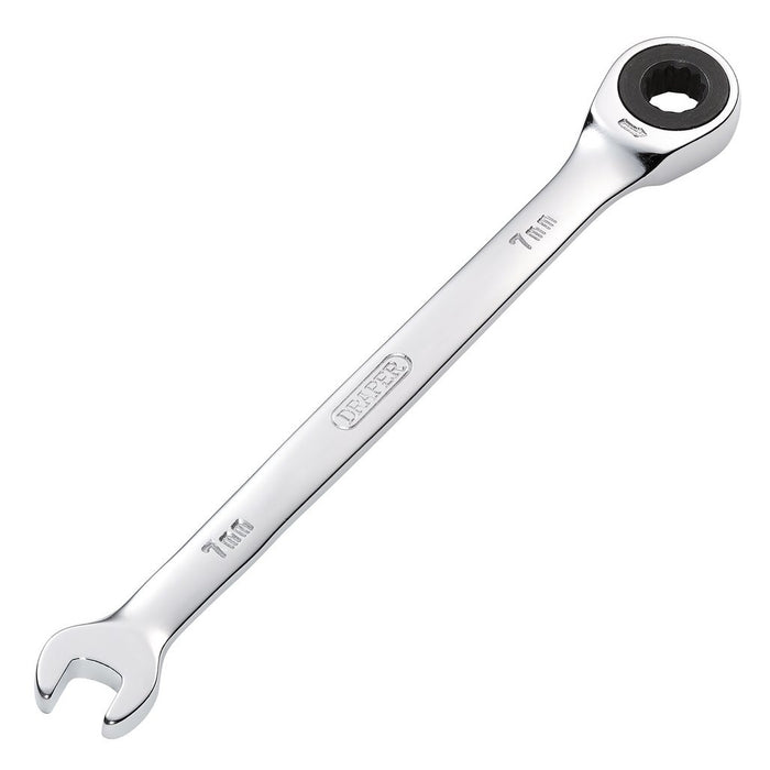 Draper Tools 7mm Metric Ratcheting Combination Spanner 31004