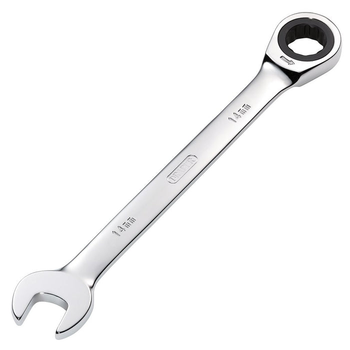 Draper Tools Metric Ratcheting Combination Spanner 14mm 31011