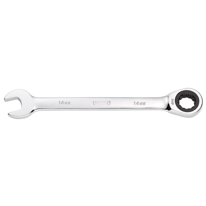Draper Tools Metric Ratcheting Combination Spanner 14mm 31011