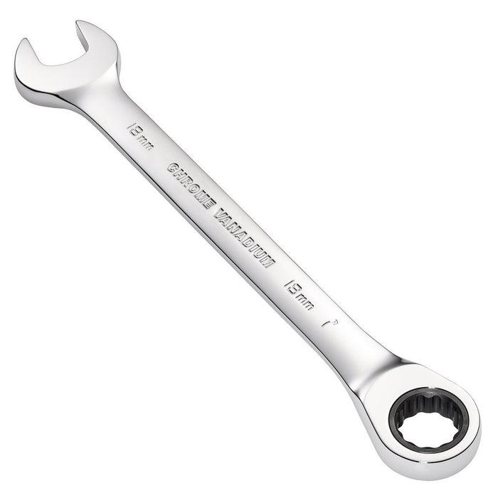 Draper Tools 18mm Metric Ratcheting Combination Spanner 31015