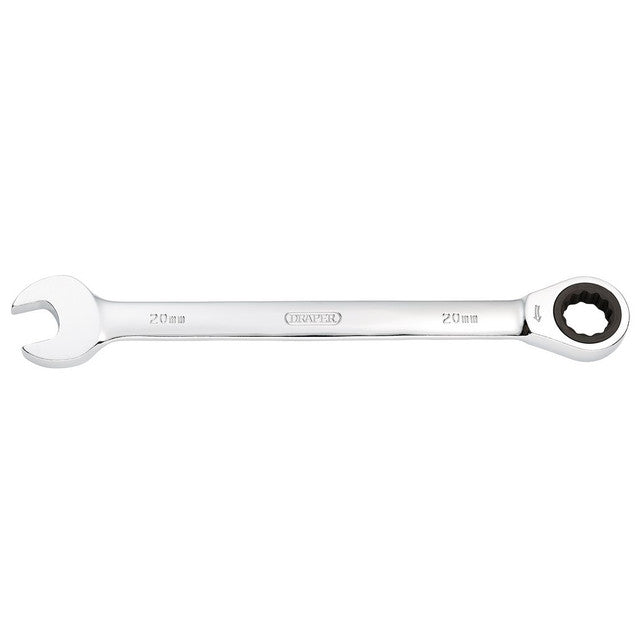 Draper Tools Metric Ratcheting Combination Spanner 20mm 31019