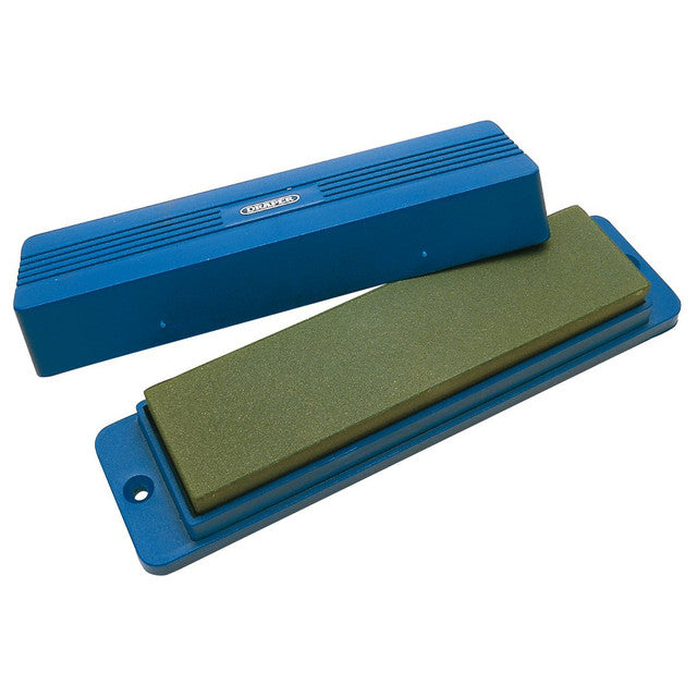Draper Tools 200x50x25mm Silicone Carbide Sharpening Stone with Box 31696