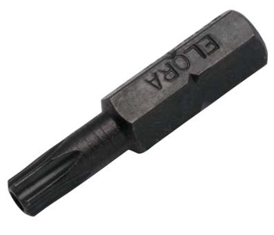 Elora Screwdriver Bit 5/16in TORX® with bore hole 3170-TTX 27