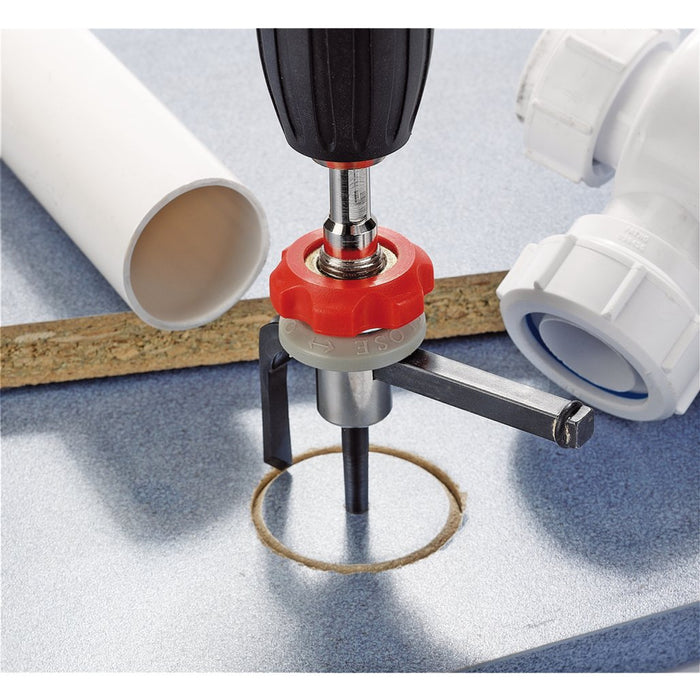 Draper Tools Hole Cutter for Wood or Plastic 40mm - 120mm