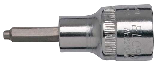 Elora Screwdriver Socket 1/2in inside hexagon with pin 3210-INZ 6