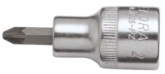 Elora Screwdriver Socket 1/2in supa-pozidriv 3225-PZ 4