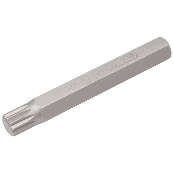 Draper Expert Spline 10mm Insert Bit for Mechanics Bit Sets M10 x 75mm 33348