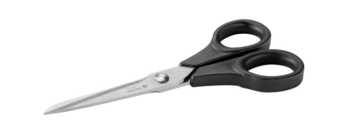 Ideal-Tek Stainless Steel Industrial Scissors 336-60.BK Straight Nylon Handles 155mm
