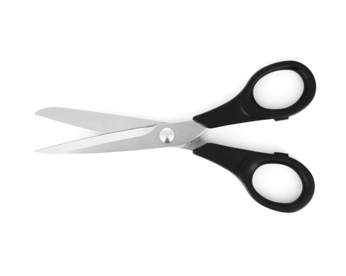 Ideal-Tek Stainless Steel Industrial Scissors 336-60.BK Straight Nylon Handles 155mm