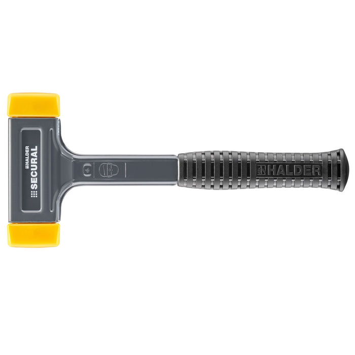 Halder SECURAL Soft-Face Mallet Non-Rebound 35x45mm Polyurethane Rectangular Inserts 1000g