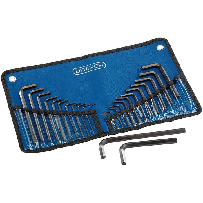 Draper Tools Metric/Imperial Combined Hexagon Key Set 25 Piece 33892